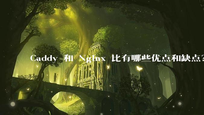 Caddy 和 Nginx 比有哪些优点和缺点？